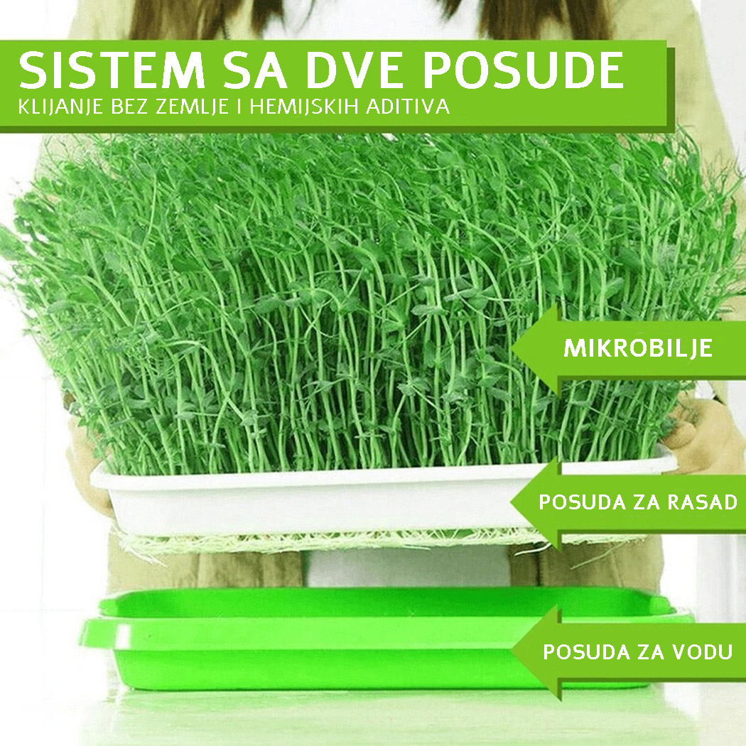Set za hidroponski uzgoj mikrobilja - Slika 2