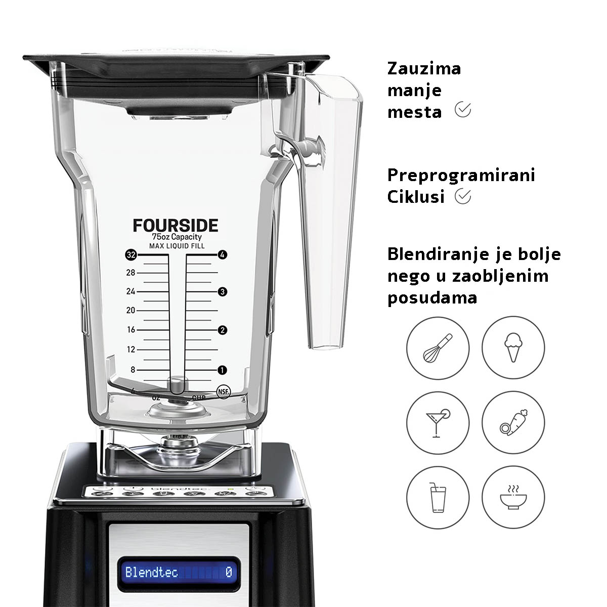 Blendtec Connoisseur 825 Spacesaver Blender - Slika 2